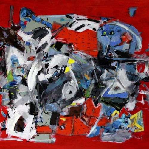 Obraz olejny nr 24, 100×81 cm, 2021 — Zbigniew Leuszniewicz