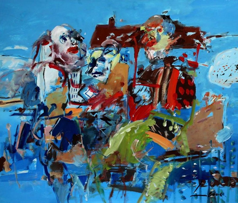 Obraz olejny nr 10, 100×81 cm, 2017 — Zbigniew Leuszniewicz