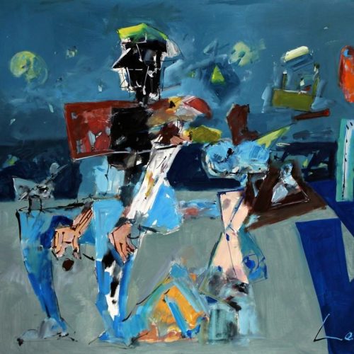 Obraz olejny nr 11, 100×81 cm, 2017 — Zbigniew Leuszniewicz